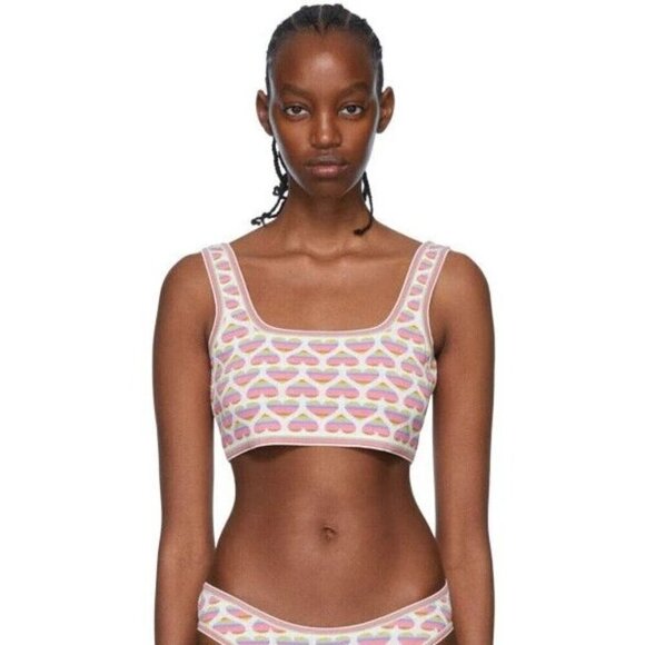 Marco Rambaldi Viscose Bra Top Size XS Womens Multicolor SSENSE Exclusive $350 - Picture 1 of 12